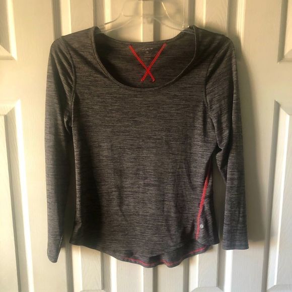 Layer 8 Tops Layer8 Long Sleeve Owickdry Long Sleeve Grey Black Heather Shirt L Poshmark